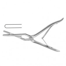 Jansen-Middelton Septum Forcep Through Cutting Jaws Stainless Steel, 19 cm - 7 1/2"